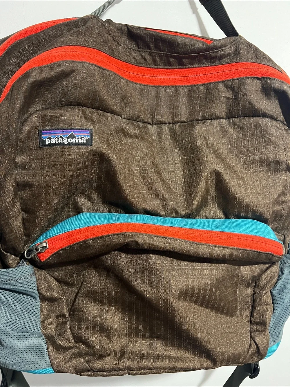 Vintage Y2K Patagonia Brown Messenger Travel Bag